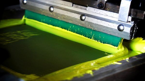 Screen printing ink